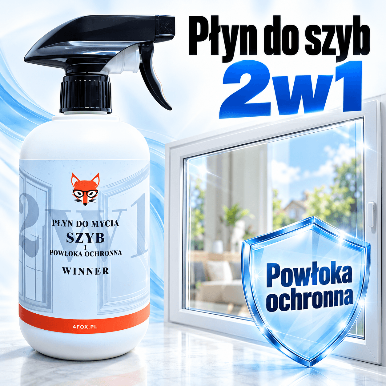 Płyn do Szyb 2w1 - Winner