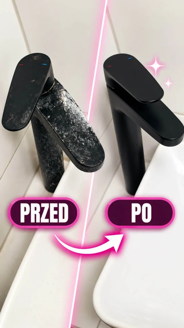 Białe plamy na czarnej baterii? Mój odwieczny problem 🖤 Koleżanka poleciła mi duet od @4fox: Amid Clean na kamień, Winner do polerowania. Nagrałam partnera przy pierwszym podejściu i… sami widzicie.
Zapisz na następne sprzątanie 📌LINK W BIO#czarnaarmatura #czarnabateria #kamieńwłazience #sprzątaniełazienki #domoweporady #4fox